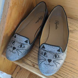 Glittery Cat Flats!!!